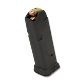 1 Magpul Magazine - 9mm Luger - Glock 19 - Black - 15 Round Magazine