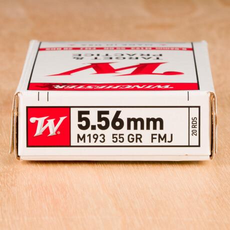 Image of Winchester USA Target 5.56x45 55 Grain FMJ M193 – 1000 Rounds
