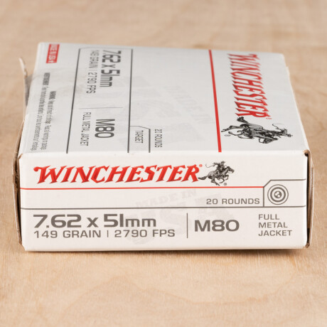 Image of Winchester 7.62x51 149 Grain FMJ M80 – 500 Rounds
