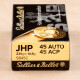Sellier & Bellot 45 ACP 230 Grain JHP – 50 Rounds