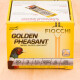 Fiocchi Golden Pheasant 20 Gauge 3" 1-1/4 oz. #4 Nickel Plated Lead Shot – 25 Rounds