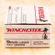 Winchester 9mm 147 Grain JHP - 500 Rounds