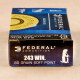 243 - 80 Grain SP - Federal Power-Shok - 20 Rounds