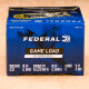 Federal Game-Shok Hi-Brass 20 Gauge 2-3/4" 1 oz. #7-1/2 – 25 Rounds